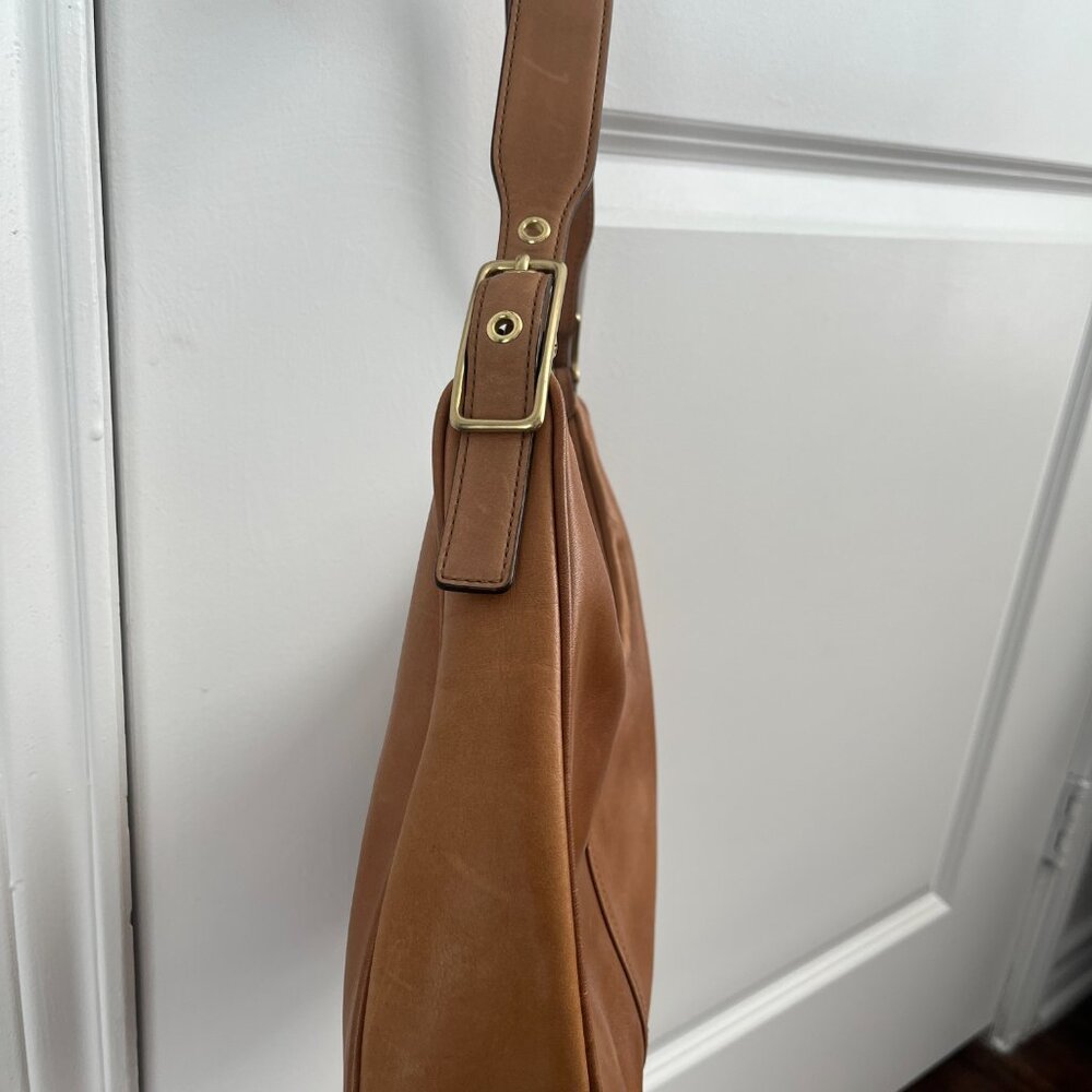 VINTAGE COACH~ Tan/Brown 9342 Legacy West Small Zoe Hobo Bag - Picture 6 of 10